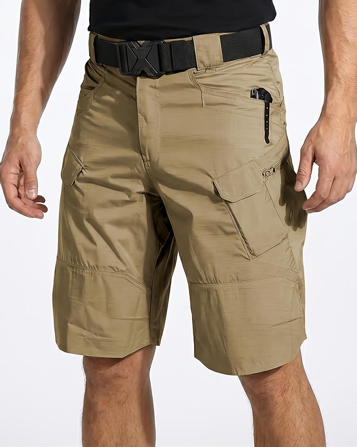 Wangdo Men's Hiking Cargo Shorts Lightweight Outdoor Work Tactical Shorts