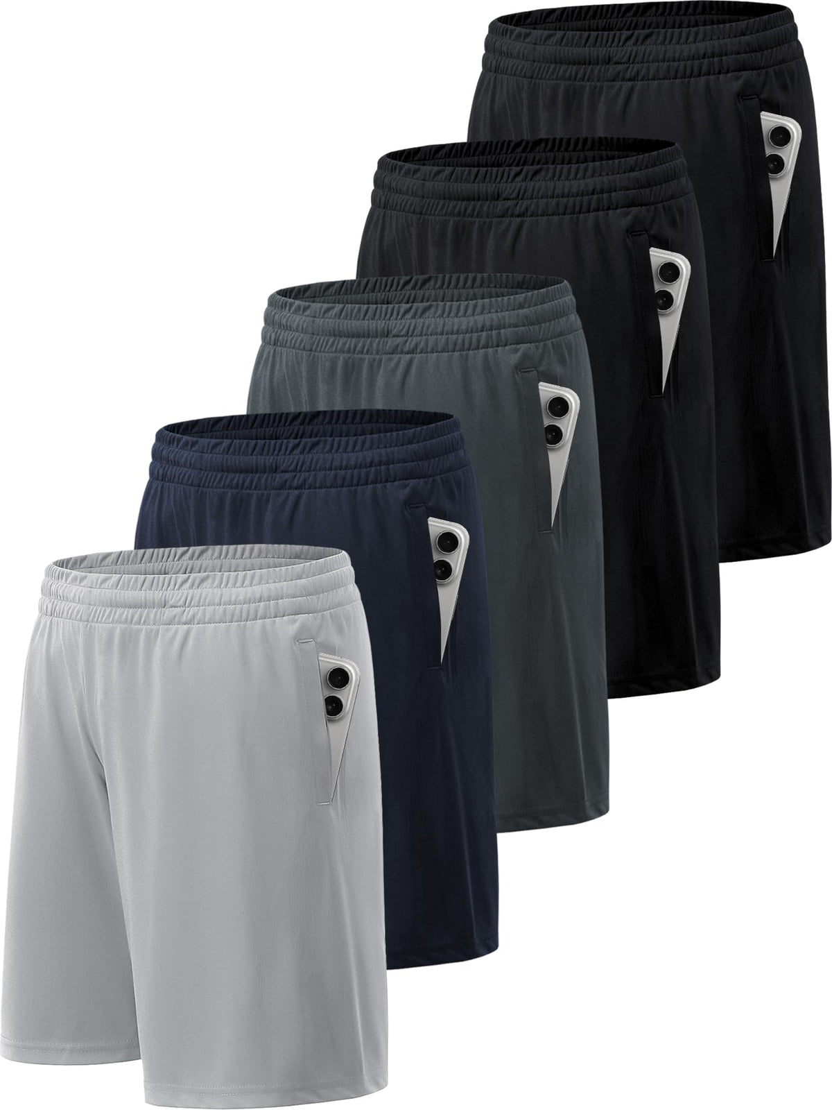BVNSOZ Men's Athletic Shorts with Pockets