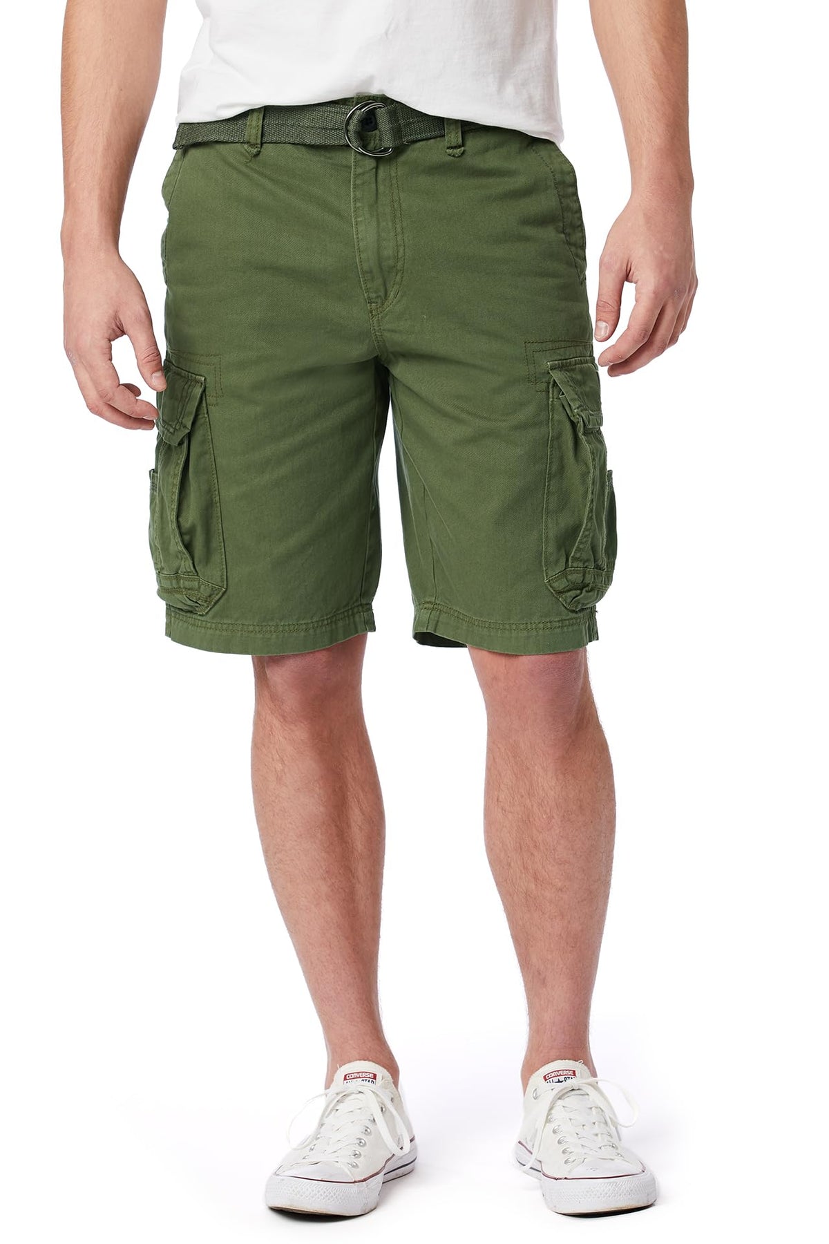 UNIONBAY Men's Survivor Belted Cargo Short-Reg and Big & Tall Sizes