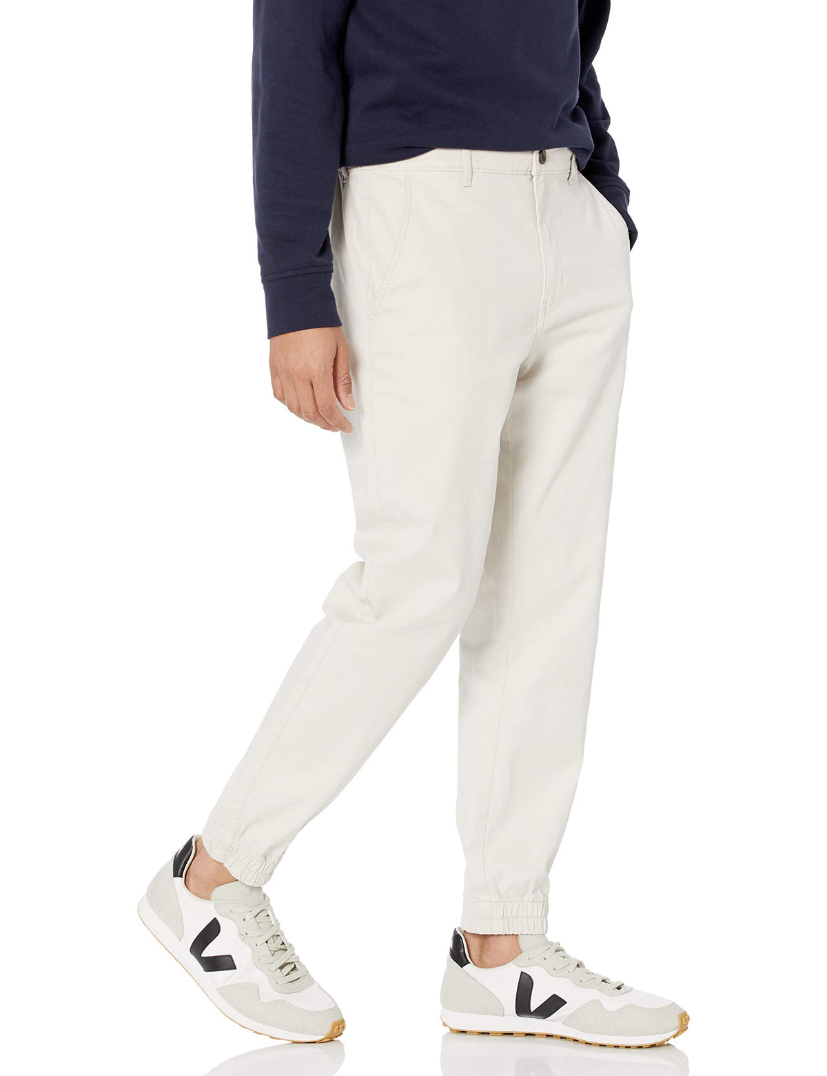 Amazon Essentials Men's Slim-Fit Cotton Breathable Joggers with Pockets