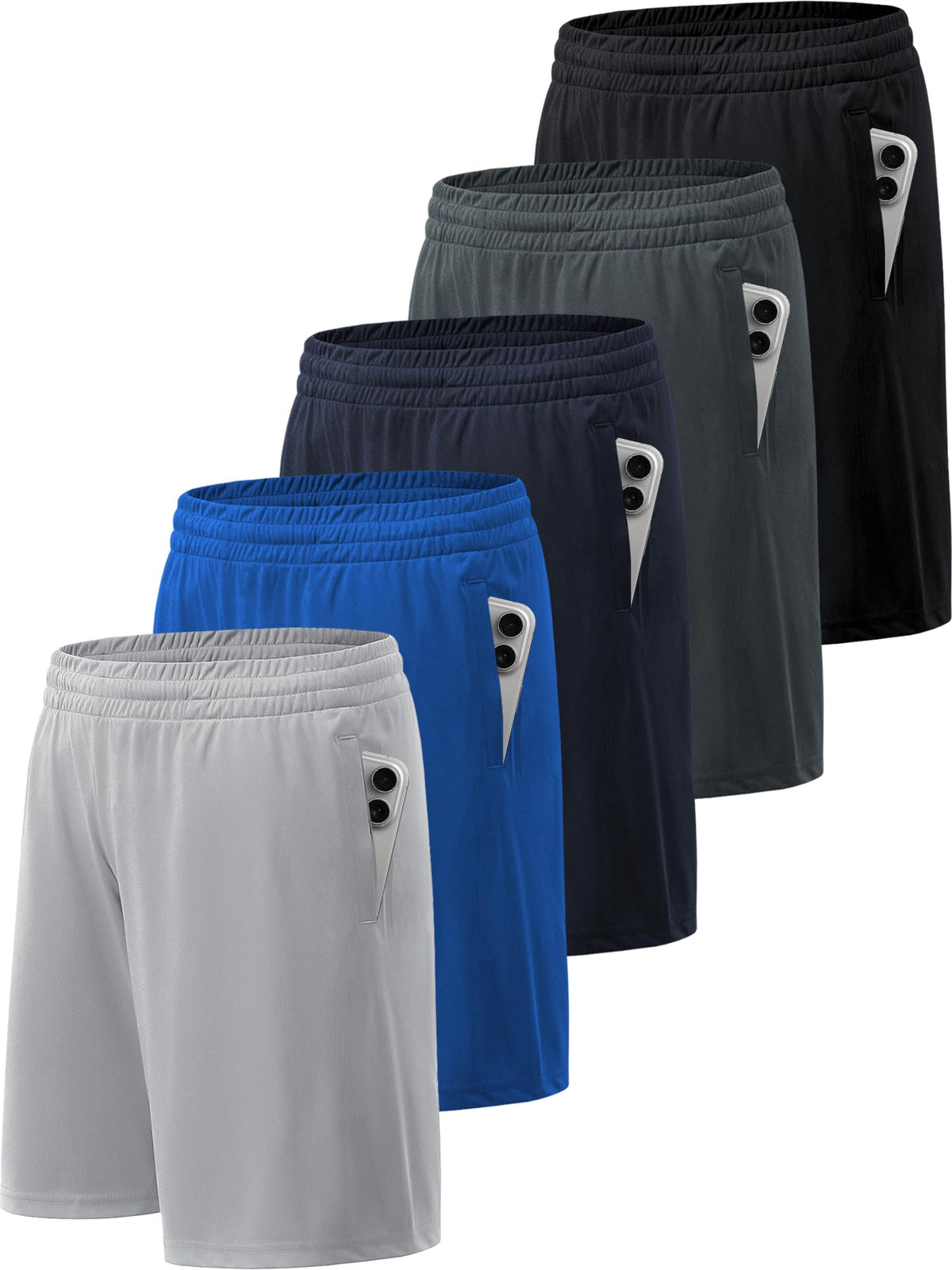 BVNSOZ Men's Athletic Shorts with Pockets