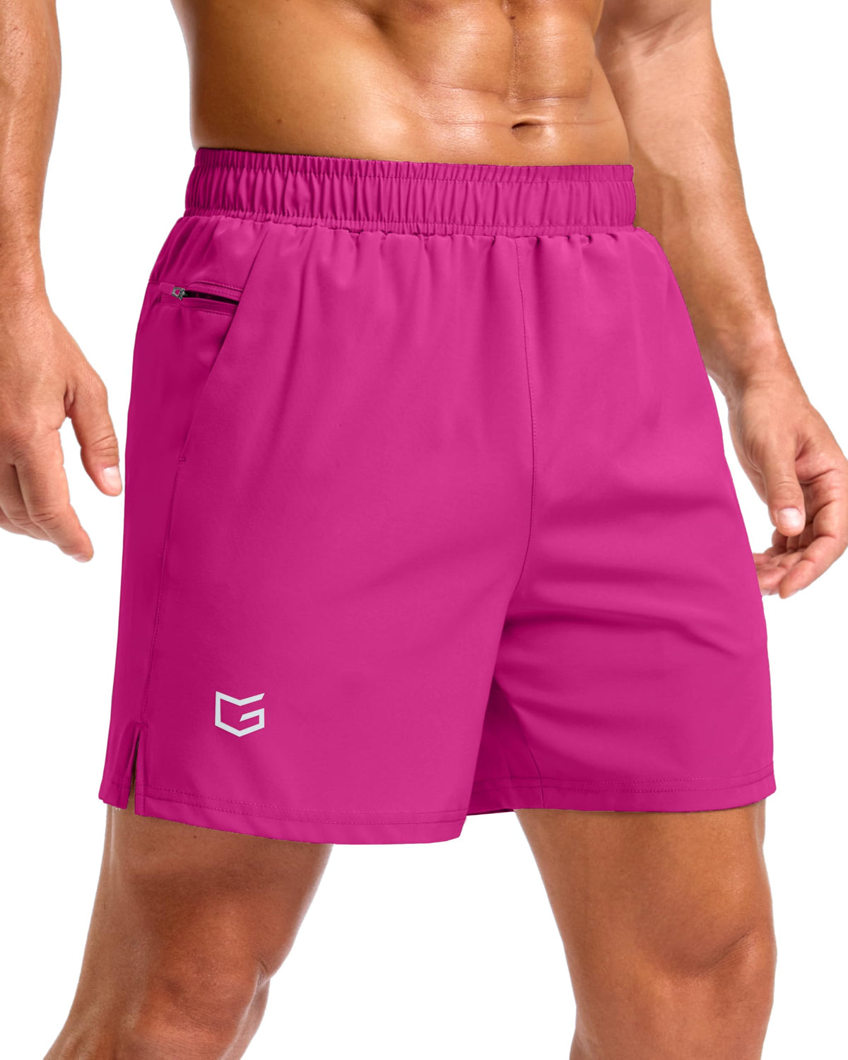 G Gradual Men's Athletic Running Shorts with 2 Zipper Pockets 7"/ 5"/ 9"