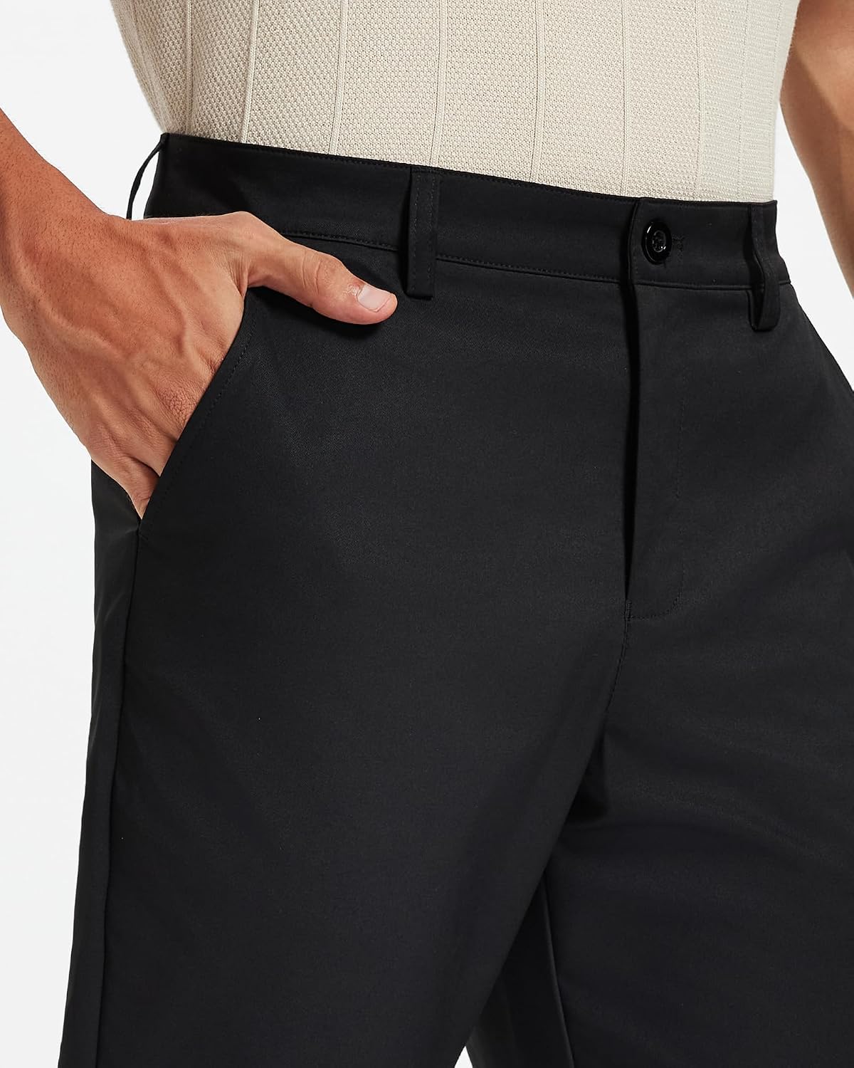 Men's Classic Fit Stretch Golf & Dress Work Pants 30''/32''/34''