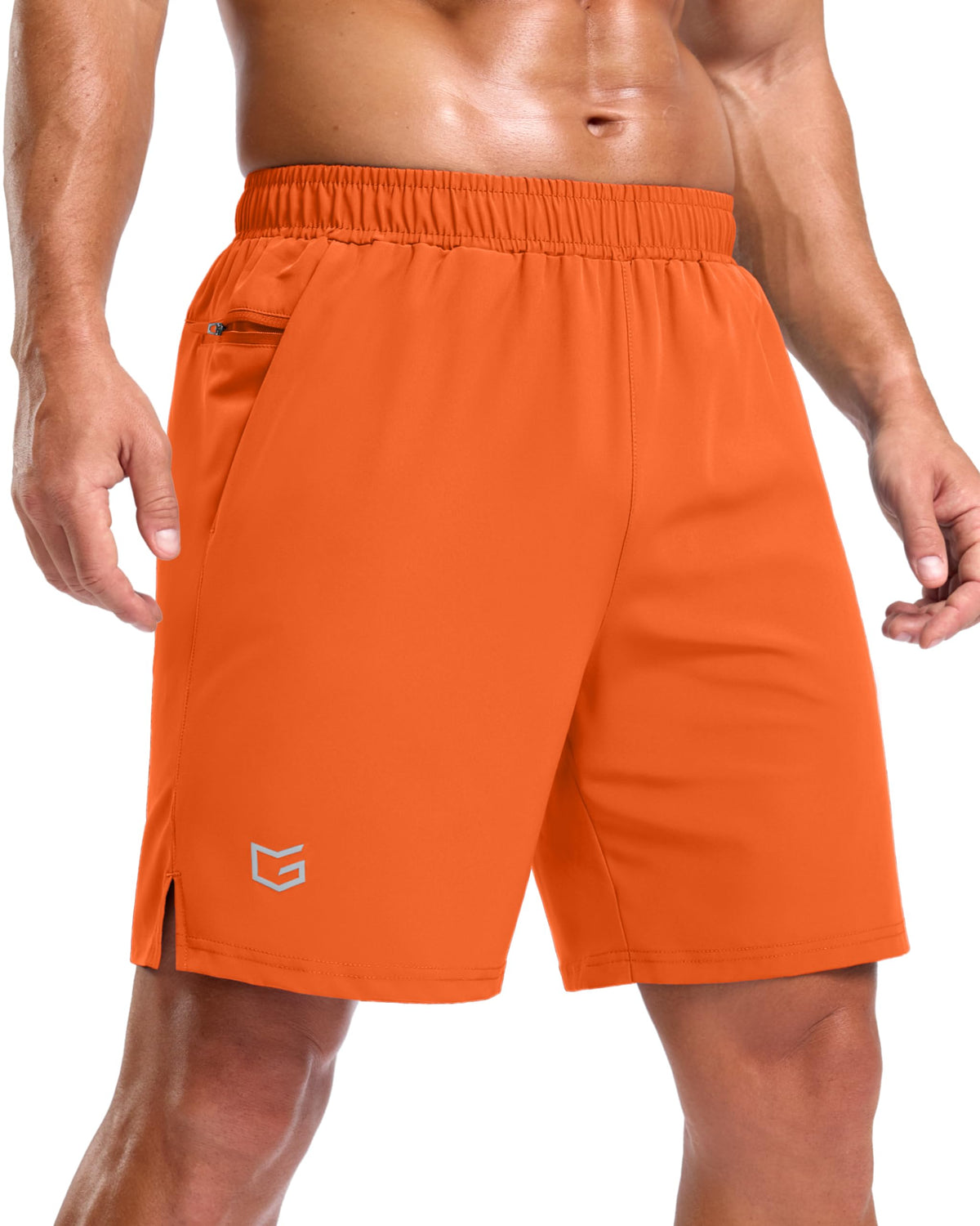 G Gradual Men's Athletic Running Shorts with 2 Zipper Pockets 7"/ 5"/ 9"