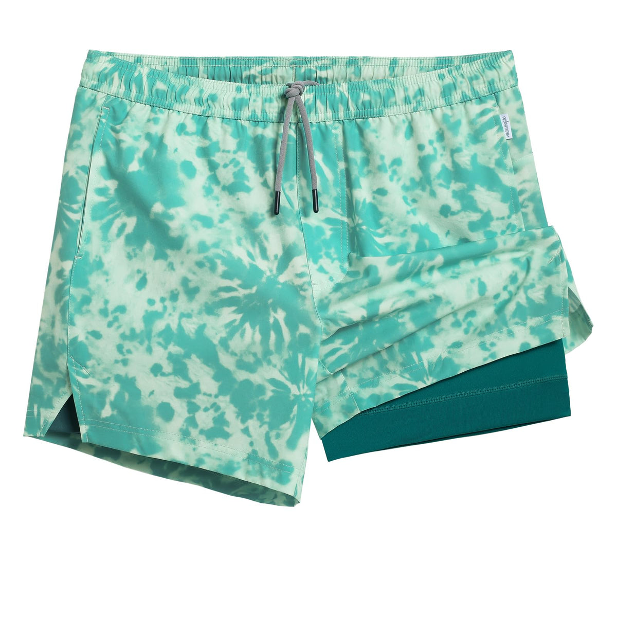 maamgic Mens 5" Gym Running Shorts for Men 2 in 1 Quick Dry Workout Athletic Shorts