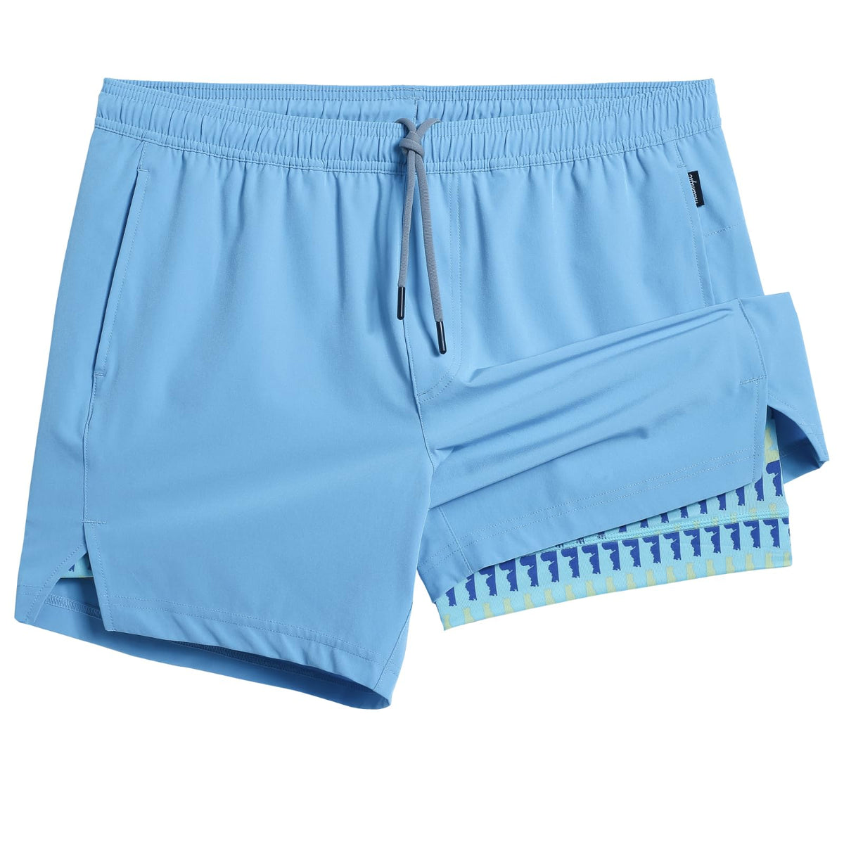maamgic Mens 5" Gym Running Shorts for Men 2 in 1 Quick Dry Workout Athletic Shorts
