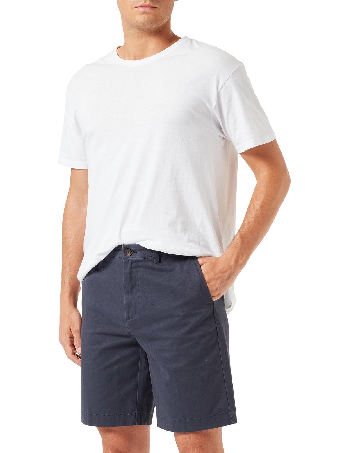 Amazon Essentials Men's Slim-Fit 9" Cotton Twill Khaki Chino Shorts with Tapered Leg