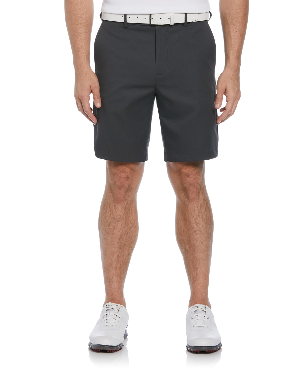 PGA Tour Men's 9" Golf Shorts with Expandable Waistband, Flat Front, Moisture-Wicking, Sun Protection, Stretch, Lightweight