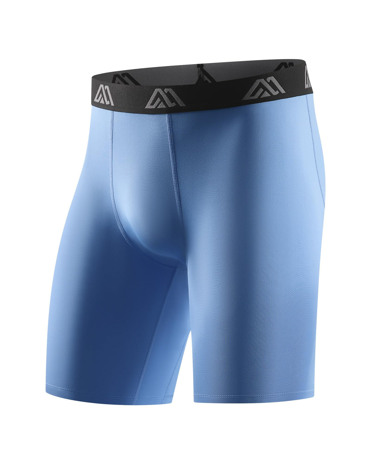 Mens Compression Shorts 9" Spandex Sports Shorts Running Athletic Workout Performance Base Layer Underwear