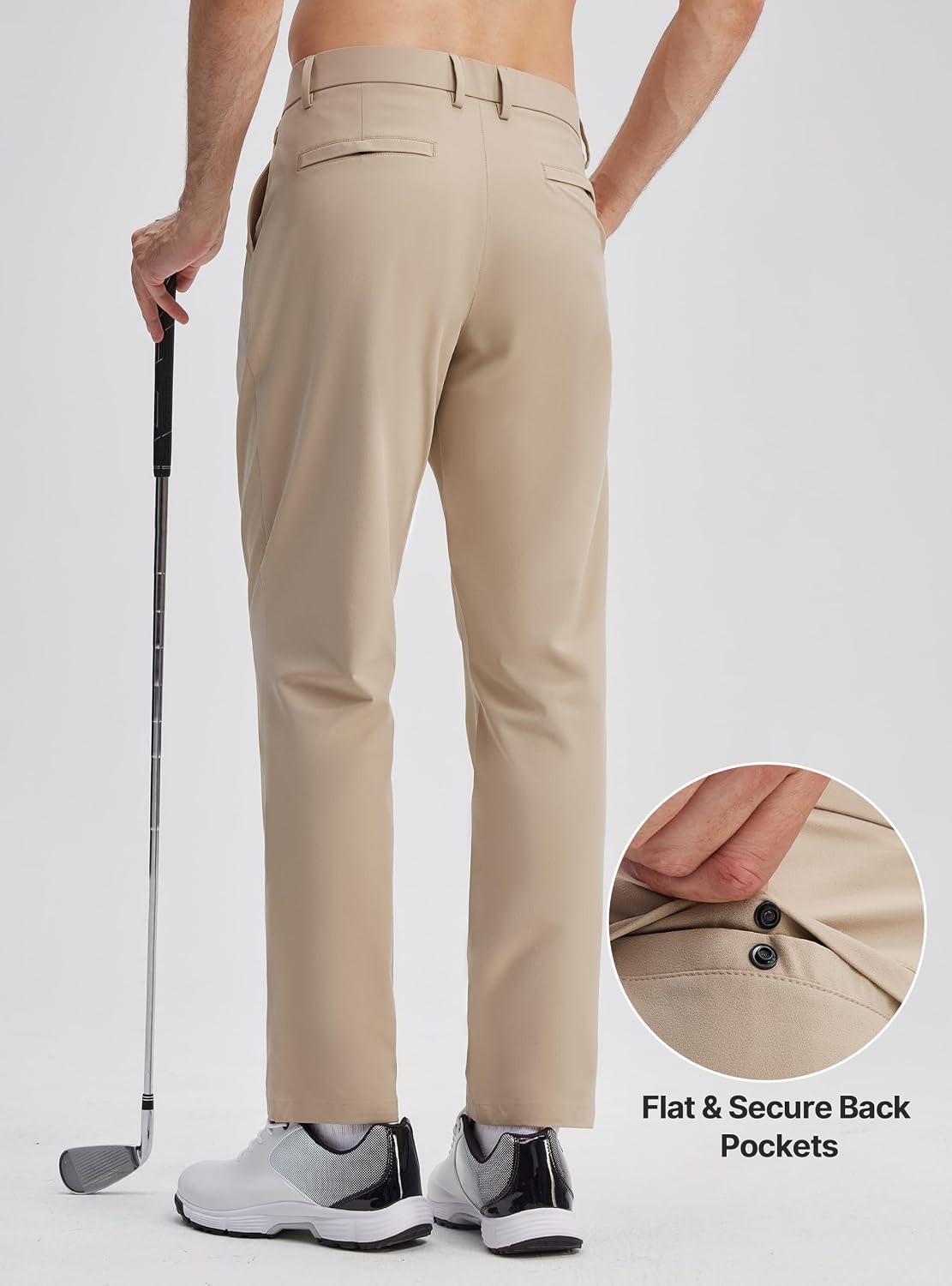 Mens Golf Pants Stretch Business Casual Work Dress Pants Slacks 30"/32"/34"