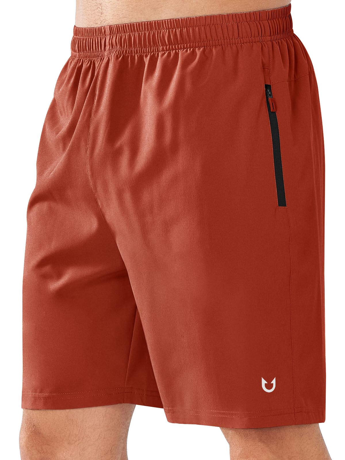 NORTHYARD Men's Athletic Running Shorts Quick Dry Lightweight Zip Pockets