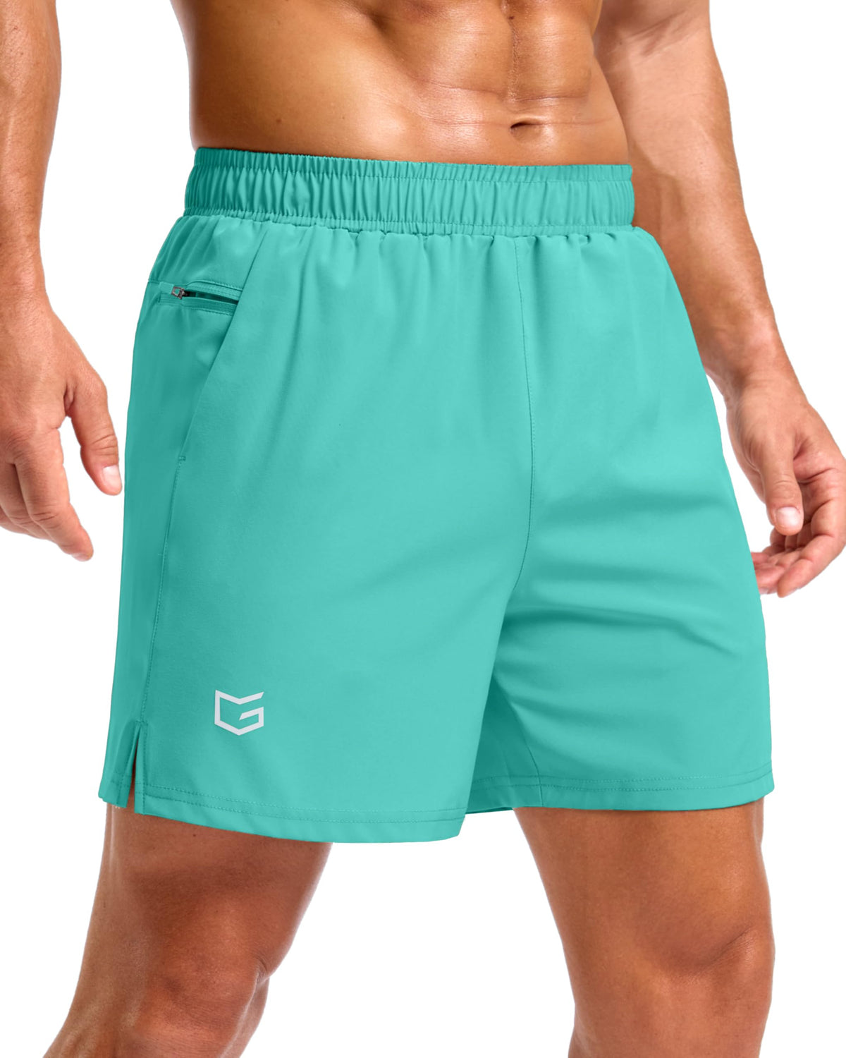 G Gradual Men's Athletic Running Shorts with 2 Zipper Pockets 7"/ 5"/ 9"