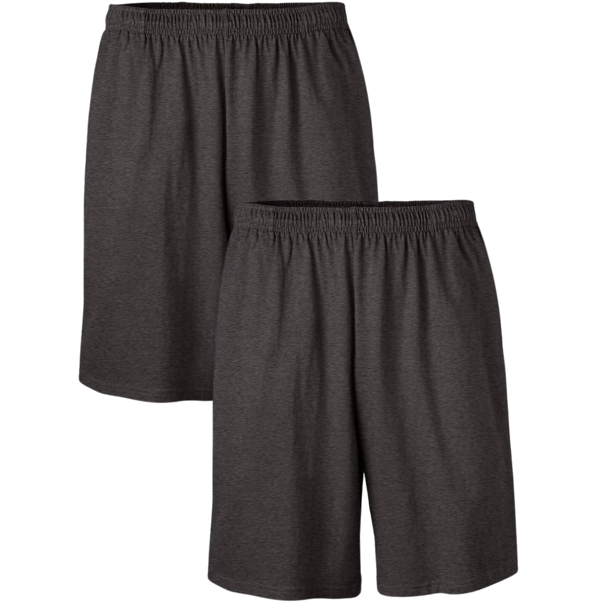 Soffe Men's Classic Midweight Shorts with Pockets, 100% Cotton, 8" Inseam
