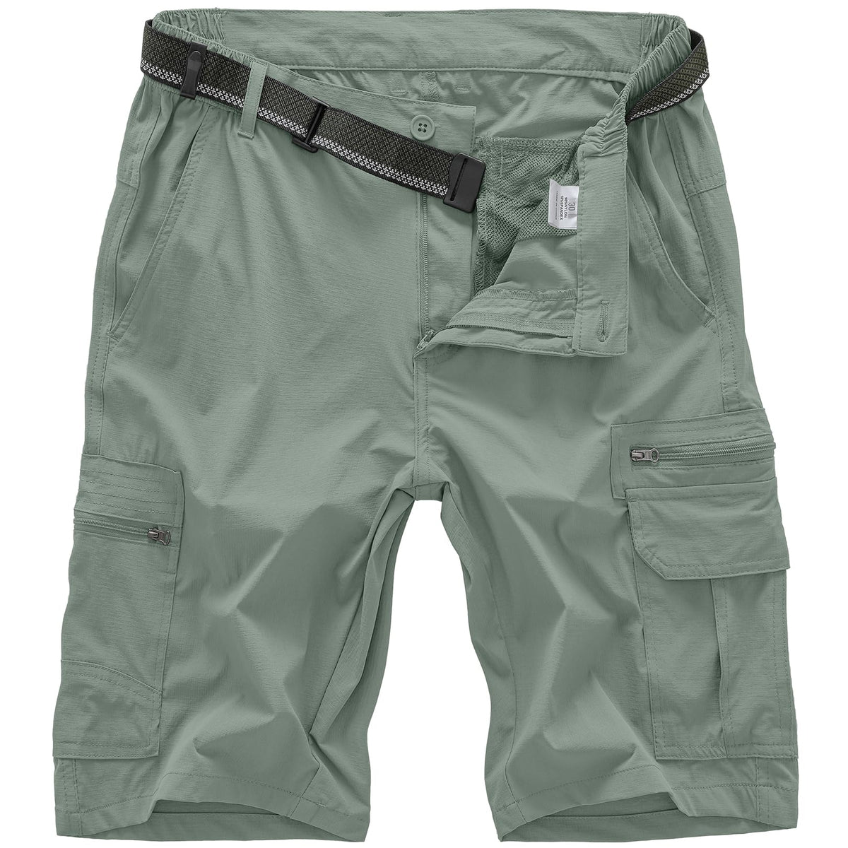 Jessie Kidden Mens Cargo Shorts Expandable Waist Quick Dry Hiking Shorts