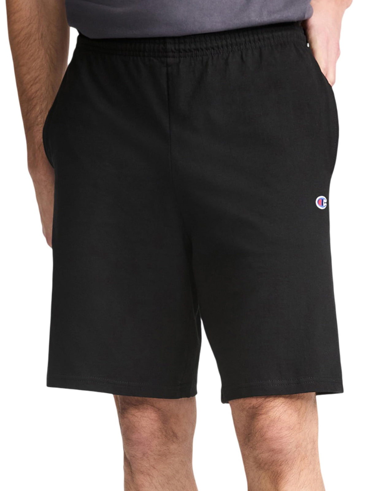 Champion Men's Lounge Shorts, Standard Fit, 9 Inch Inseam, Lightweight 100% Cotton, Available in Regular and Big & Tall