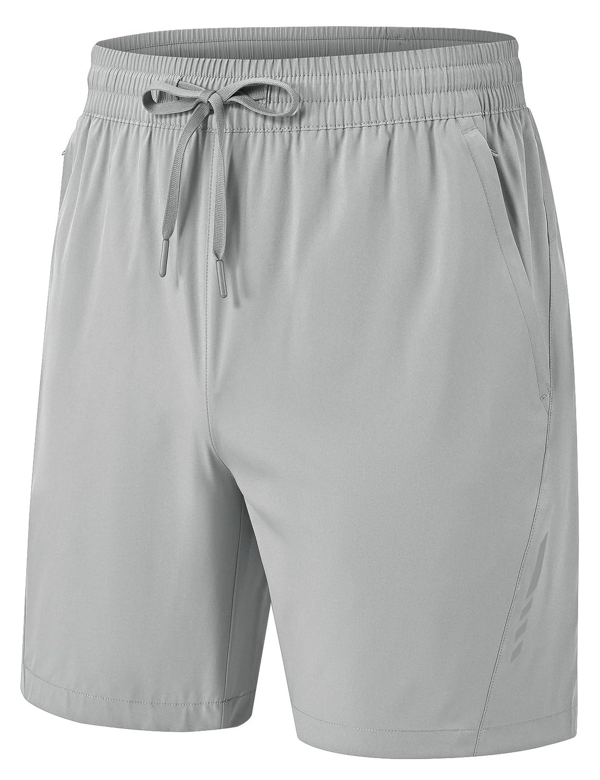 Rdruko Men's Quick Dry Hiking Shorts Lightweight Running Gym Outdoor Active Shorts with Zipper Pockets