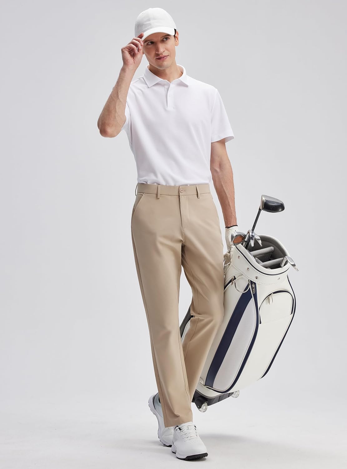 Mens Golf Pants Stretch Business Casual Work Dress Pants Slacks 30"/32"/34"