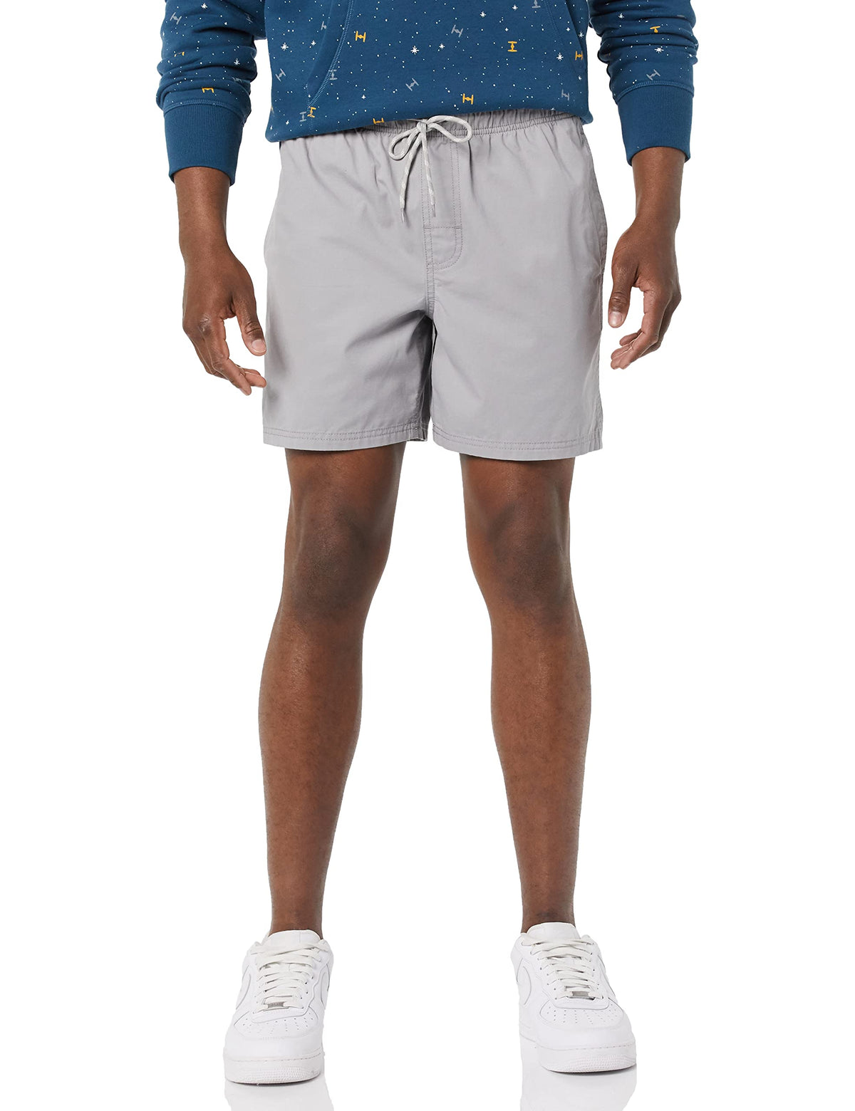 Amazon Essentials Men's 6" Inseam Regular Fit Drawstring Shorts with Elastic Waist and Pockets
