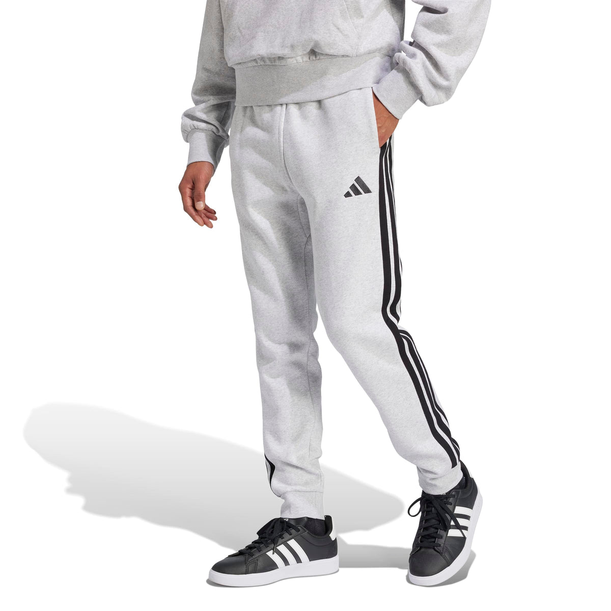 adidas Men's Essentials 3-Stripes Fleece Pants