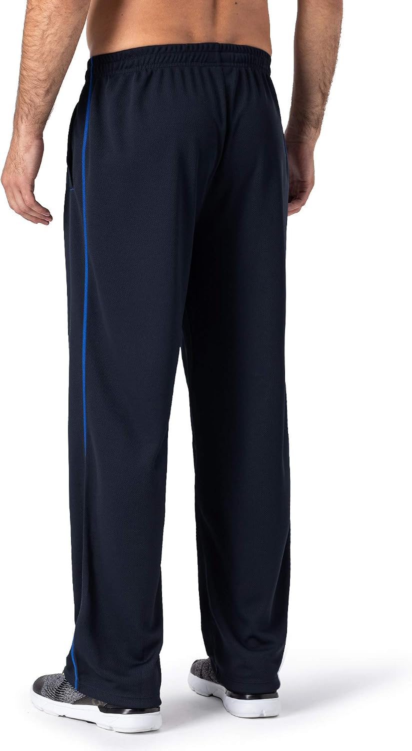 MAGNIVIT Men's Lightweight Sweatpants Loose Open Bottom Mesh Athletic Pant