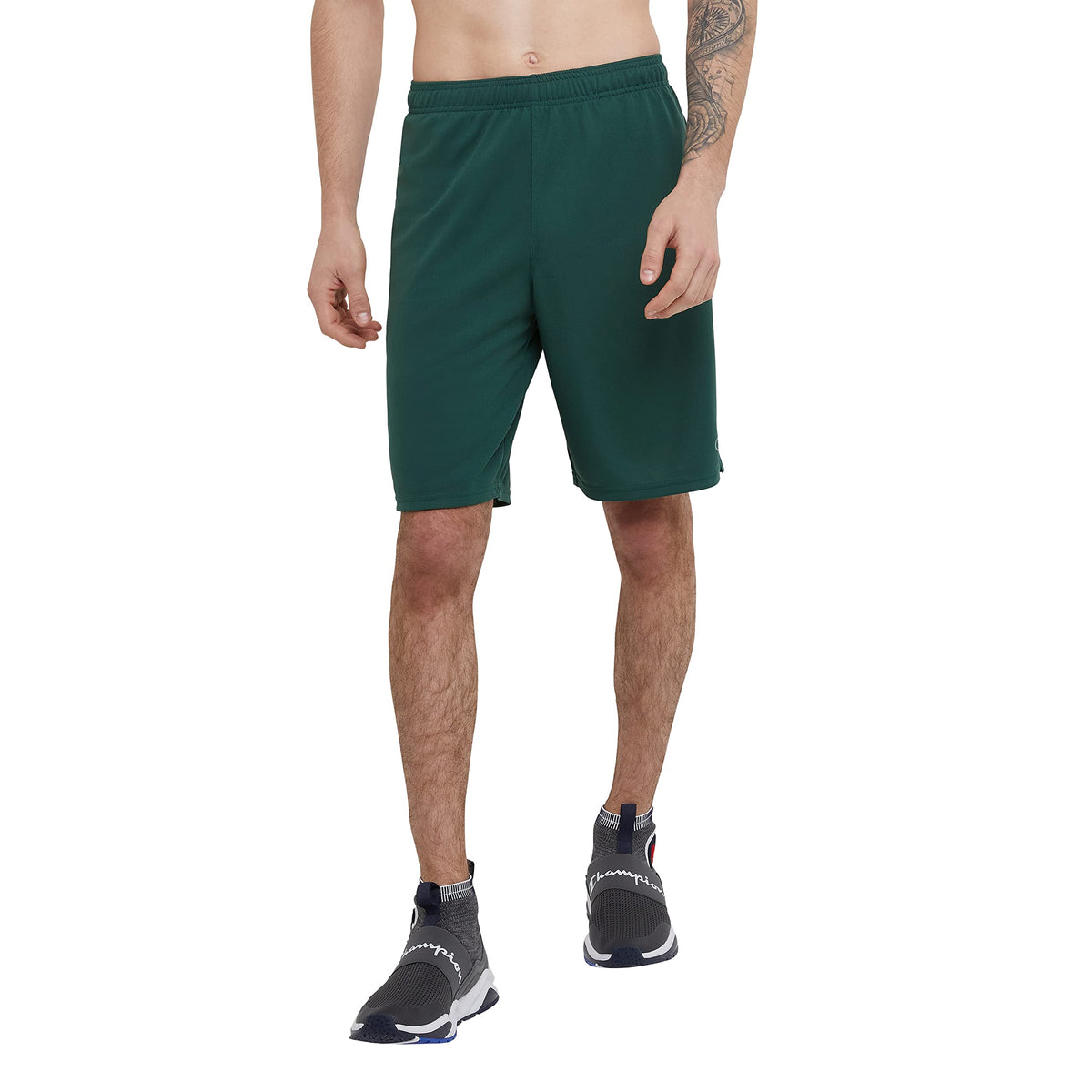 Champion Men's Sport Shorts, Standard Fit, 10 Inch Inseam, Lightweight Fabric, Moisture-Wicking