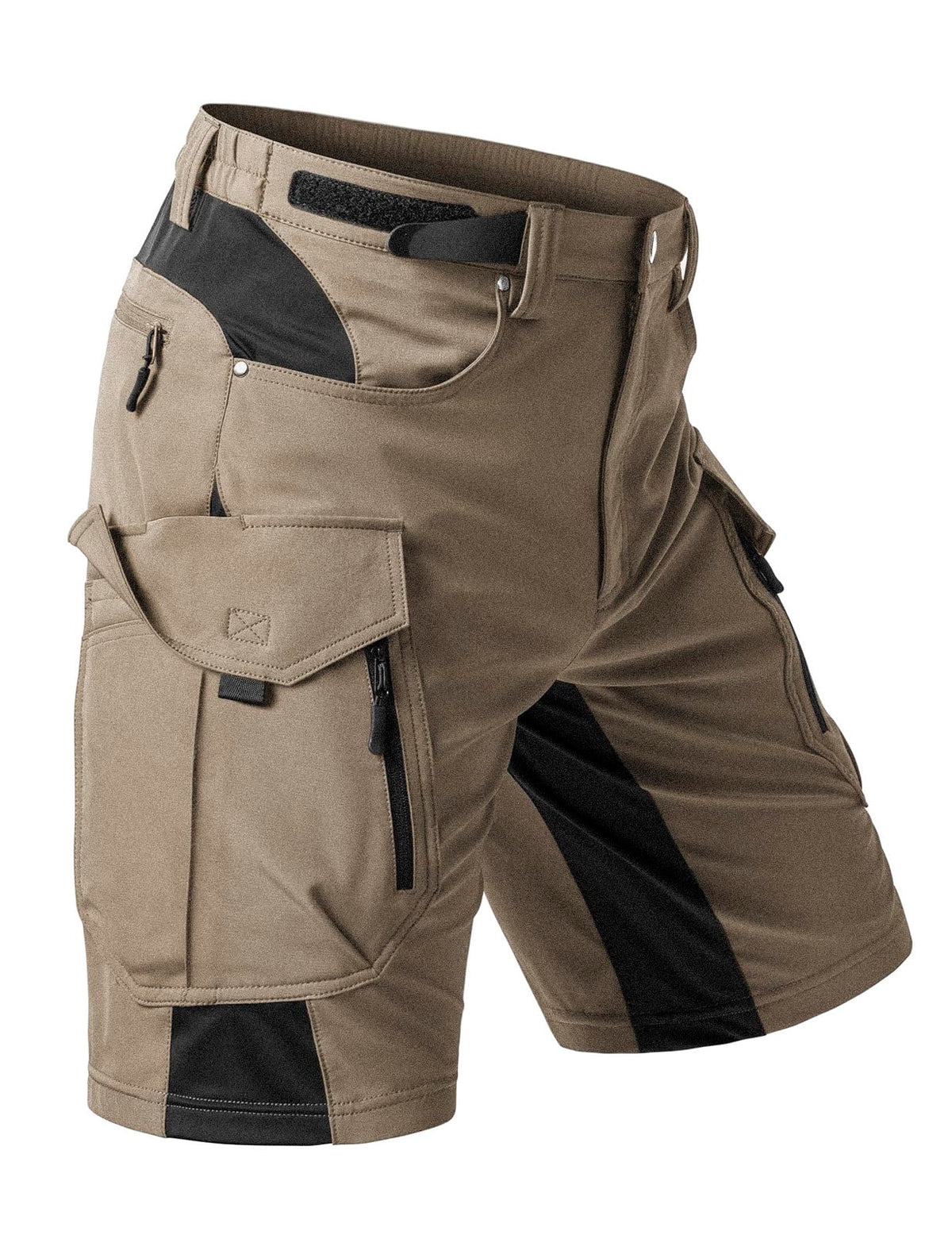 Moosehill Men's Hiking Cargo Shorts: Quick Dry 9 Pockets (Self-Storing)