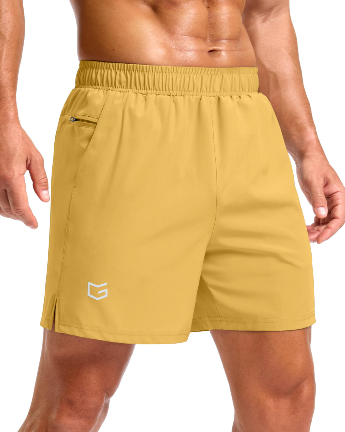 G Gradual Men's Athletic Running Shorts with 2 Zipper Pockets 7"/ 5"/ 9"