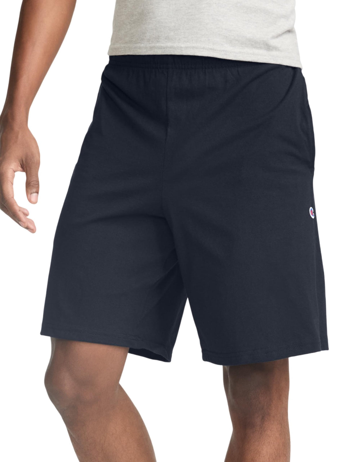 Champion Men's Lounge Shorts, Standard Fit, 9 Inch Inseam, Lightweight 100% Cotton, Available in Regular and Big & Tall