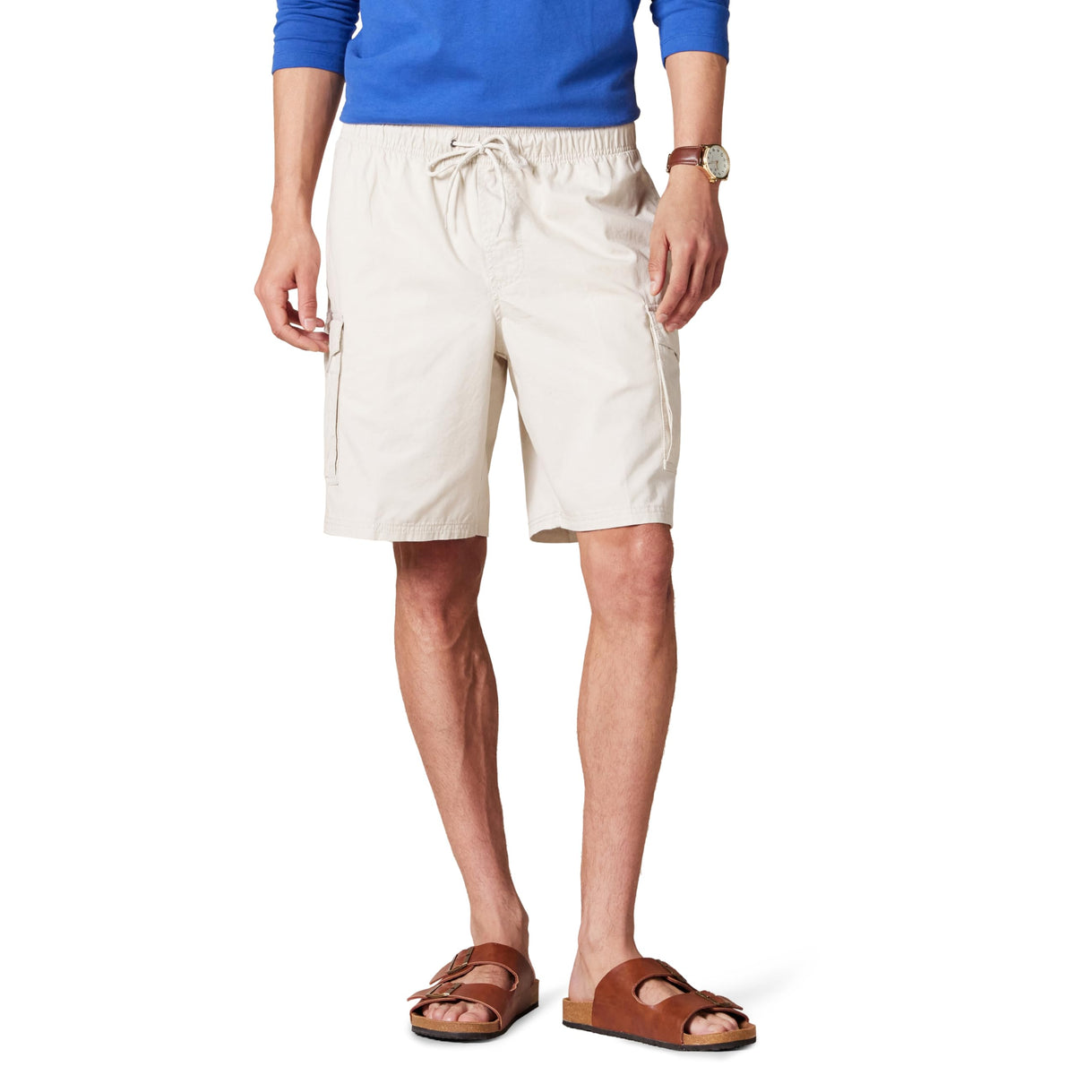 Amazon Essentials Men's 9" Elastic Waist Cargo Shorts