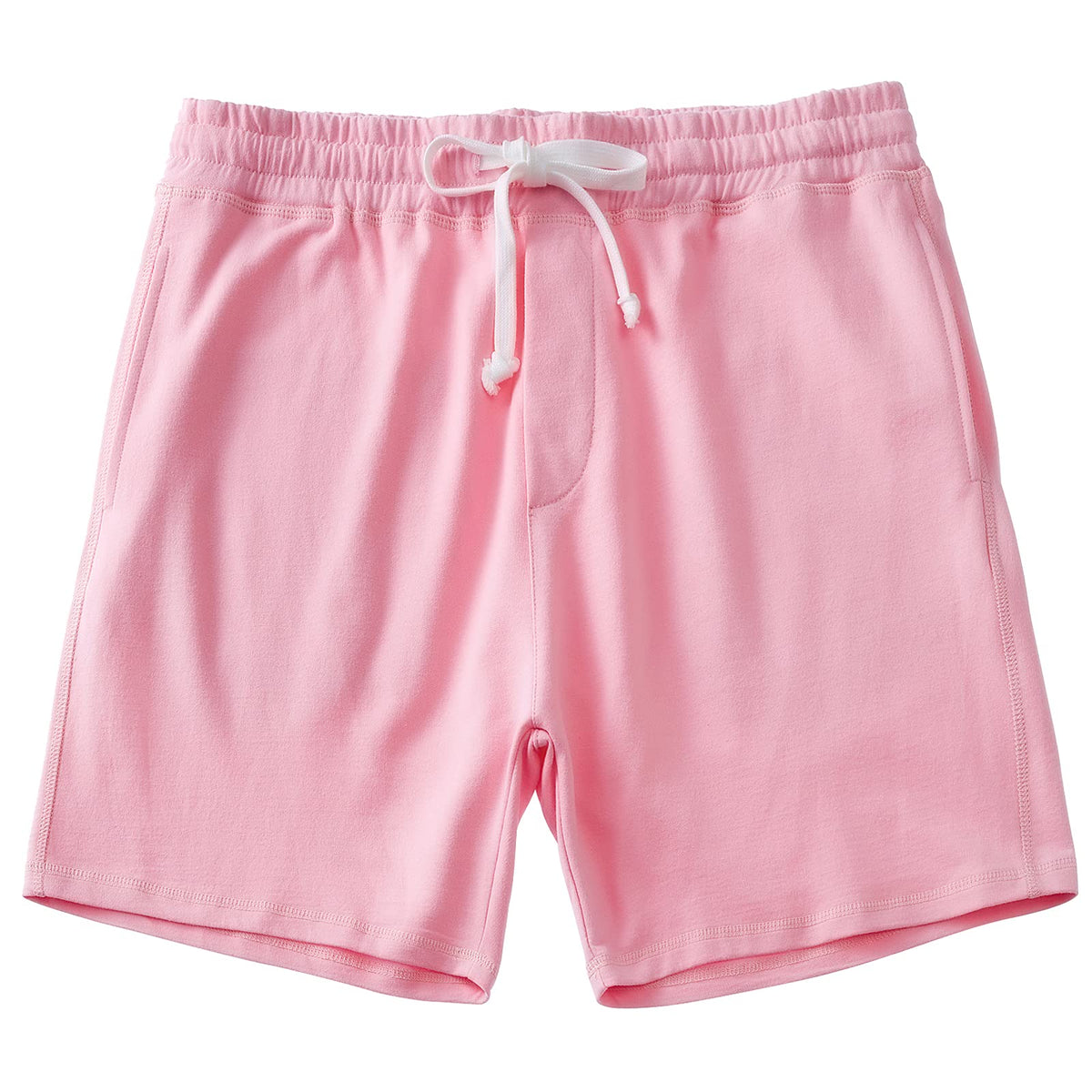 AMY COULEE Men's Cotton Sweat Shorts with Pockets, 5.5 Inch Inseam
