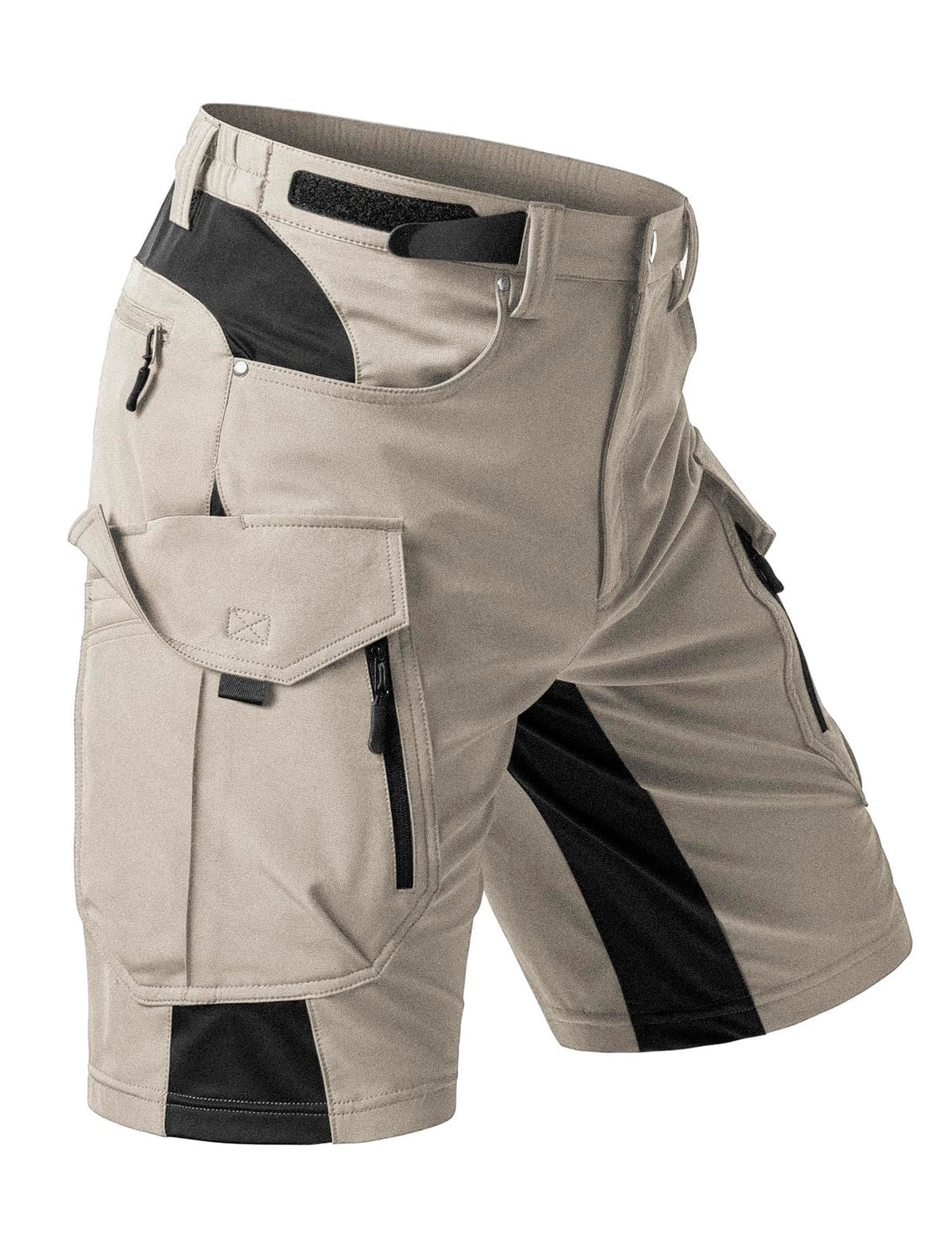 Moosehill Men's Hiking Cargo Shorts: Quick Dry 9 Pockets (Self-Storing)