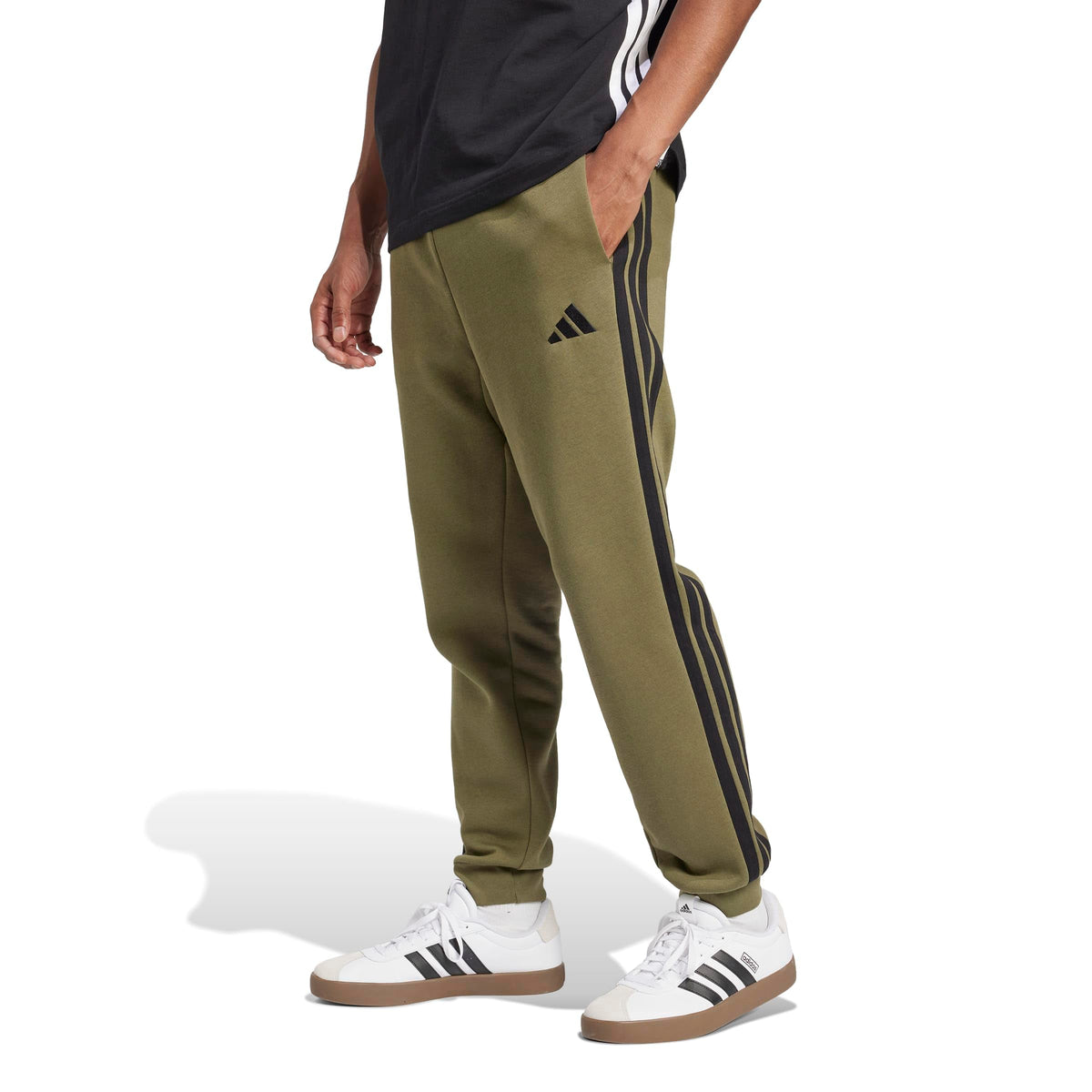 adidas Men's Essentials 3-Stripes Fleece Pants