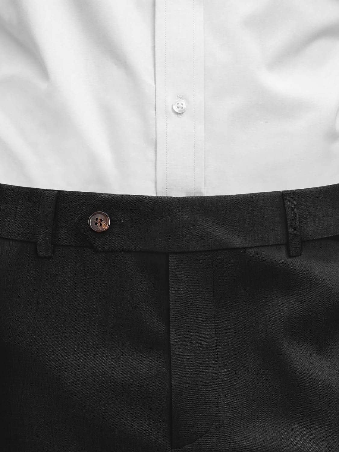Comdecevis Men's Classic Fit Business Casual Wrinkle Resistant Dress Pants