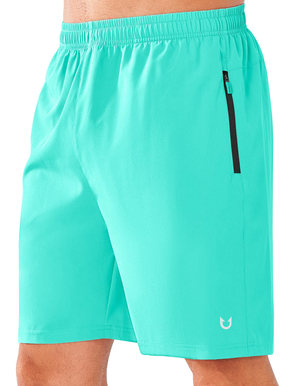NORTHYARD Men's Athletic Running Shorts Quick Dry Lightweight Zip Pockets