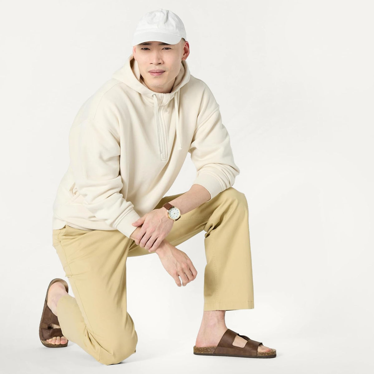 Amazon Essentials Men's Relaxed-Fit Cotton Chino Pant with Stretch Fabric