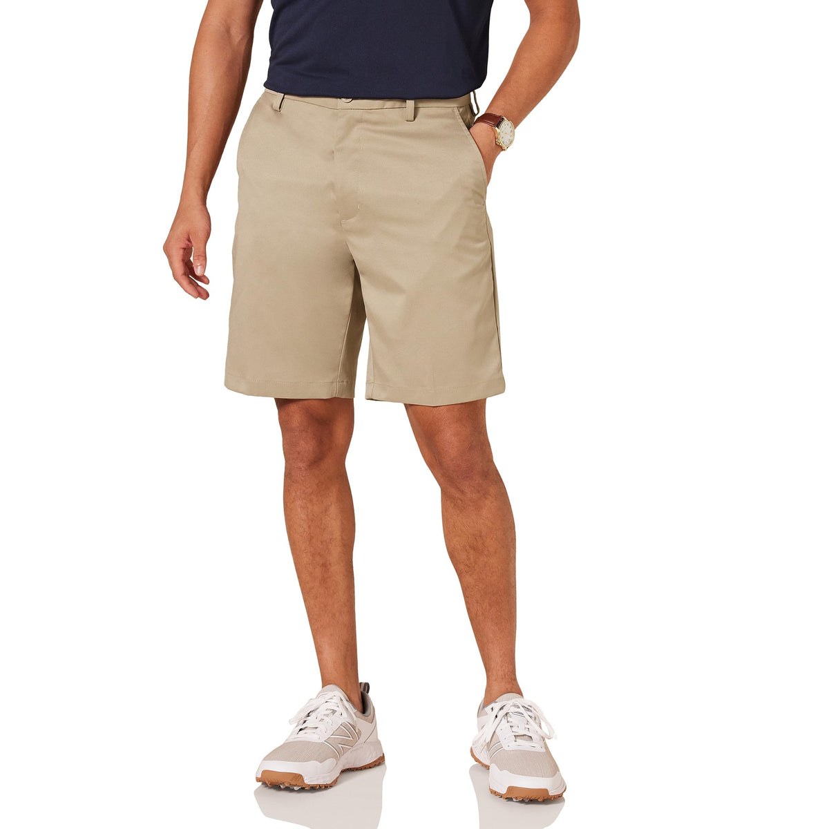 Amazon Essentials Men's Classic-Fit 9" Inseam Moisture-Wicking Golf Shorts, Functional Pockets (Available in Big & Tall)