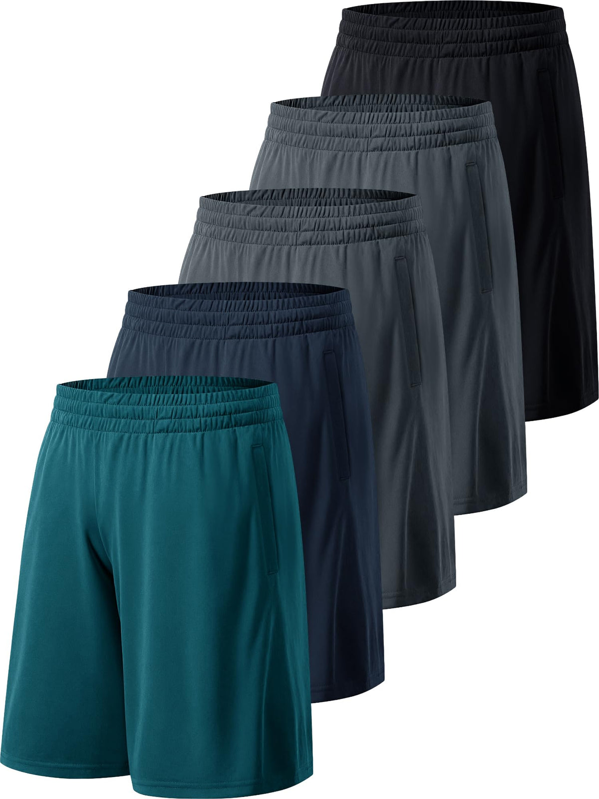 Men's Athletic Shorts with Pockets Activewear Workout