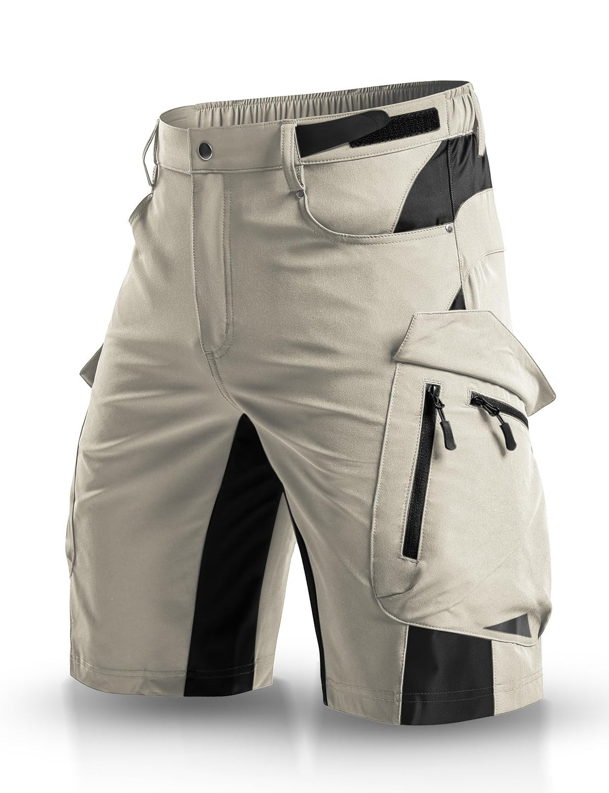 XKTTAC Men's Hiking Cargo Shorts: 4-Way Stretch with 6 Secure Pockets