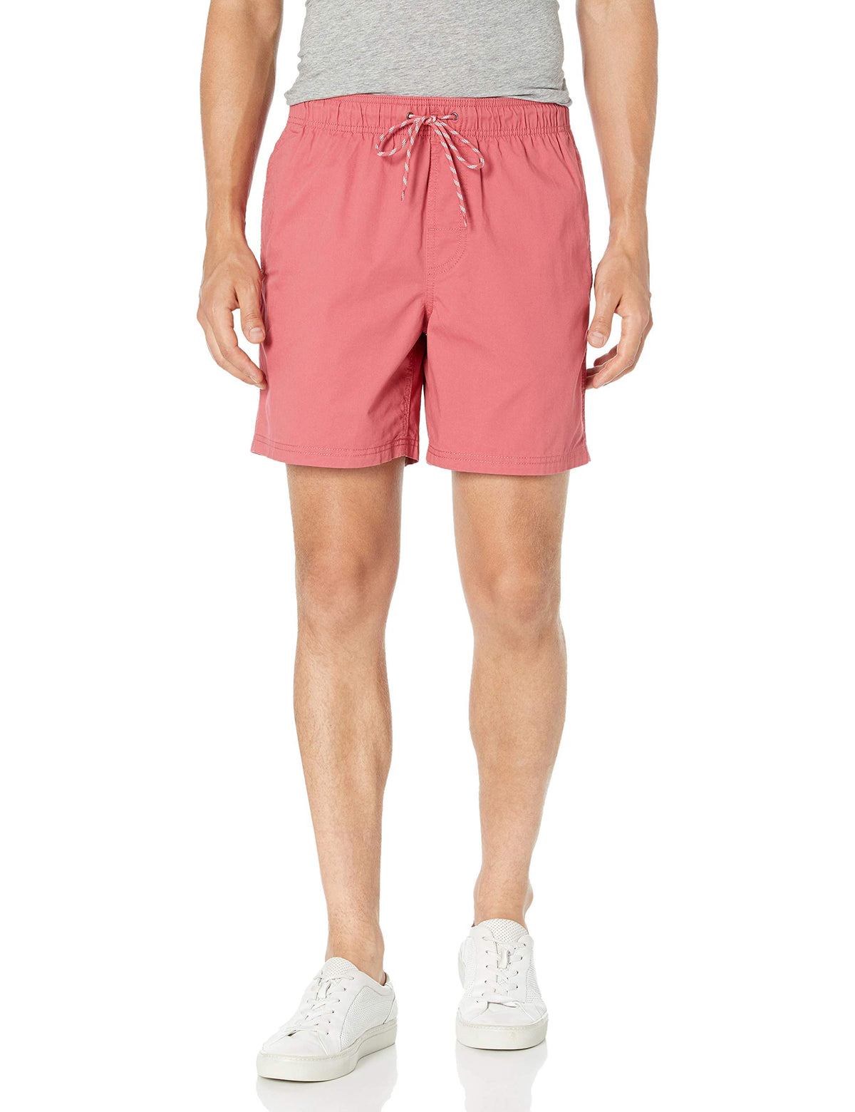 Amazon Essentials Men's 6" Inseam Regular Fit Drawstring Shorts with Elastic Waist and Pockets