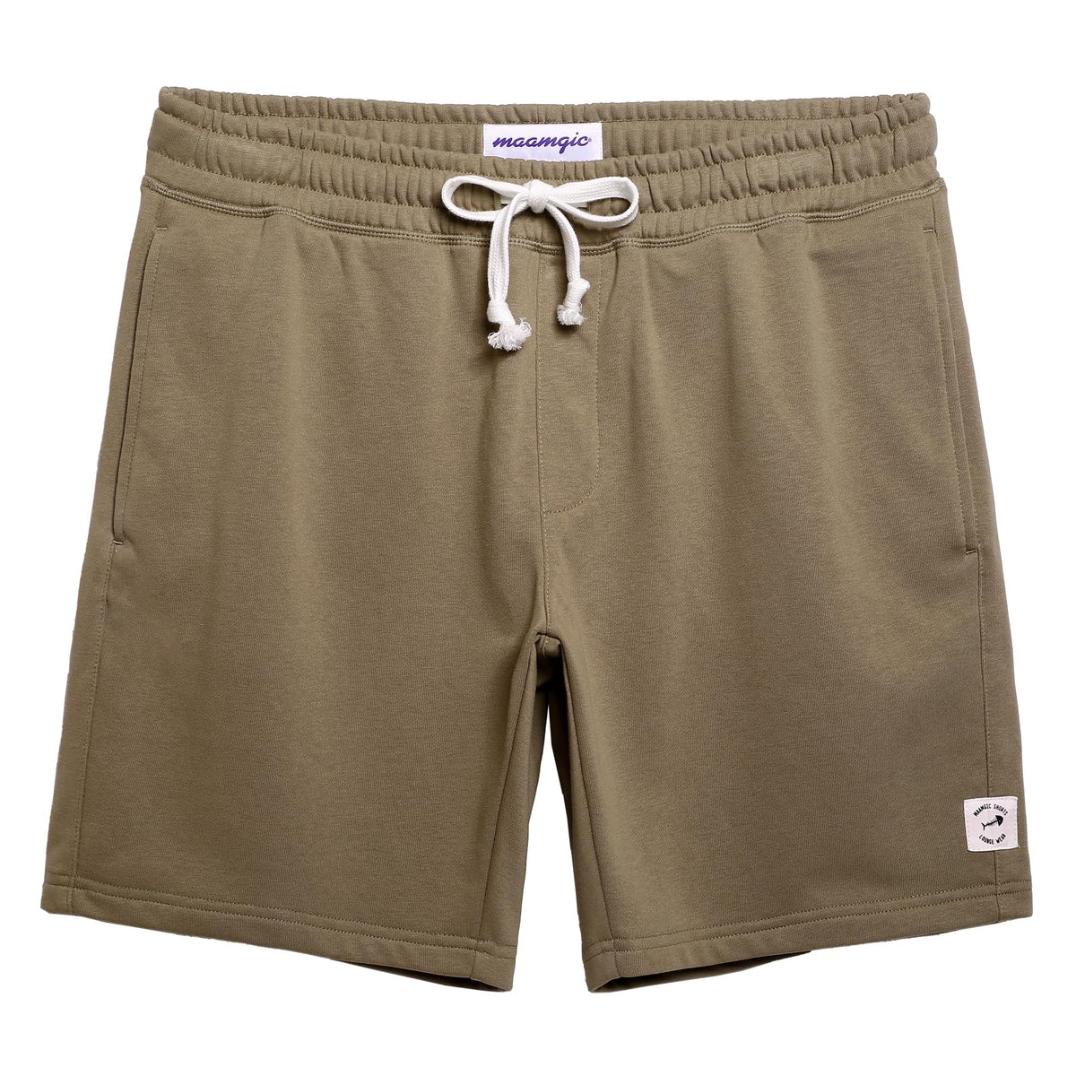 maamgic Mens Athletic Gym Shorts 5/7" Elastic Waist Casual Pajama Pocket Jogger Men Workout Short Pants