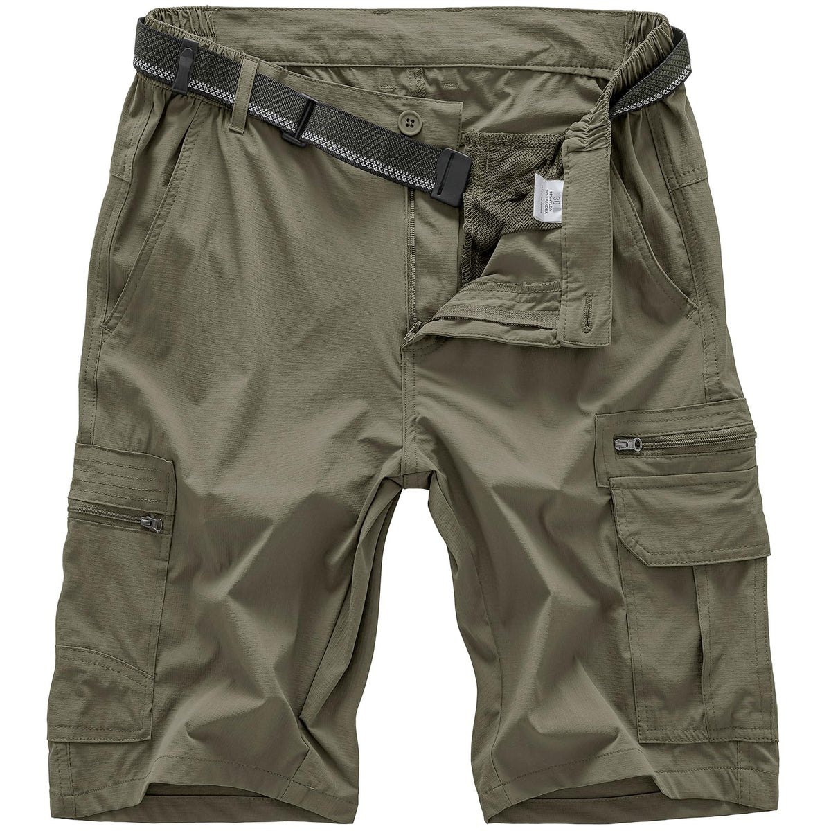 Jessie Kidden Mens Cargo Shorts Expandable Waist Quick Dry Hiking Shorts
