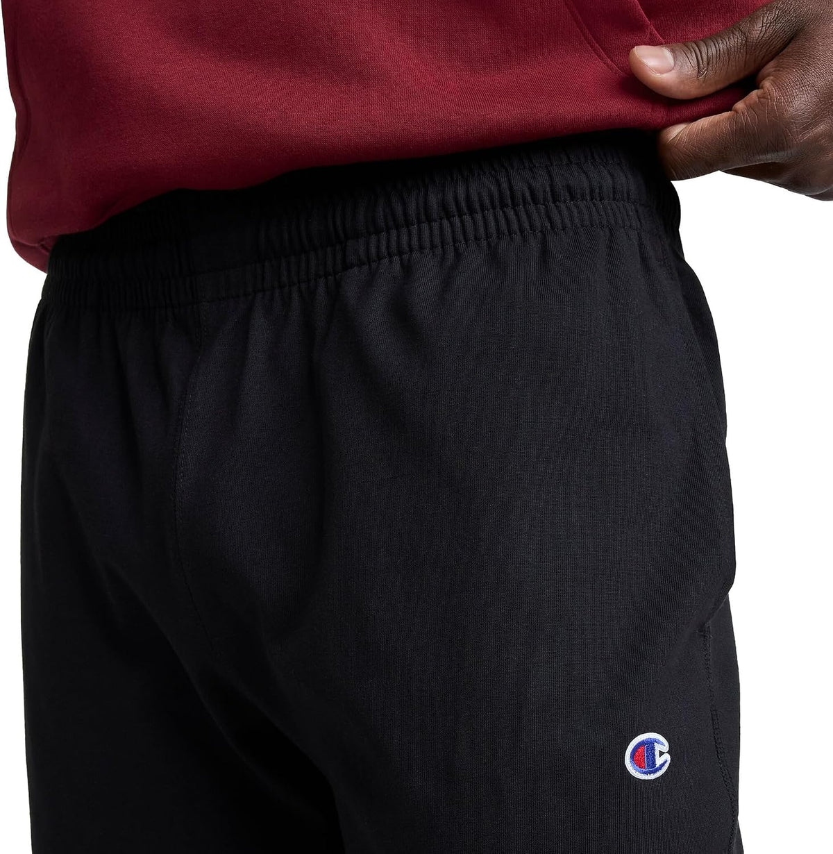 Champion Men's Open-Bottom Lounge Pants, Standard Fit, Lightweight, 100% Cotton, Available in Regular and Big & Tall