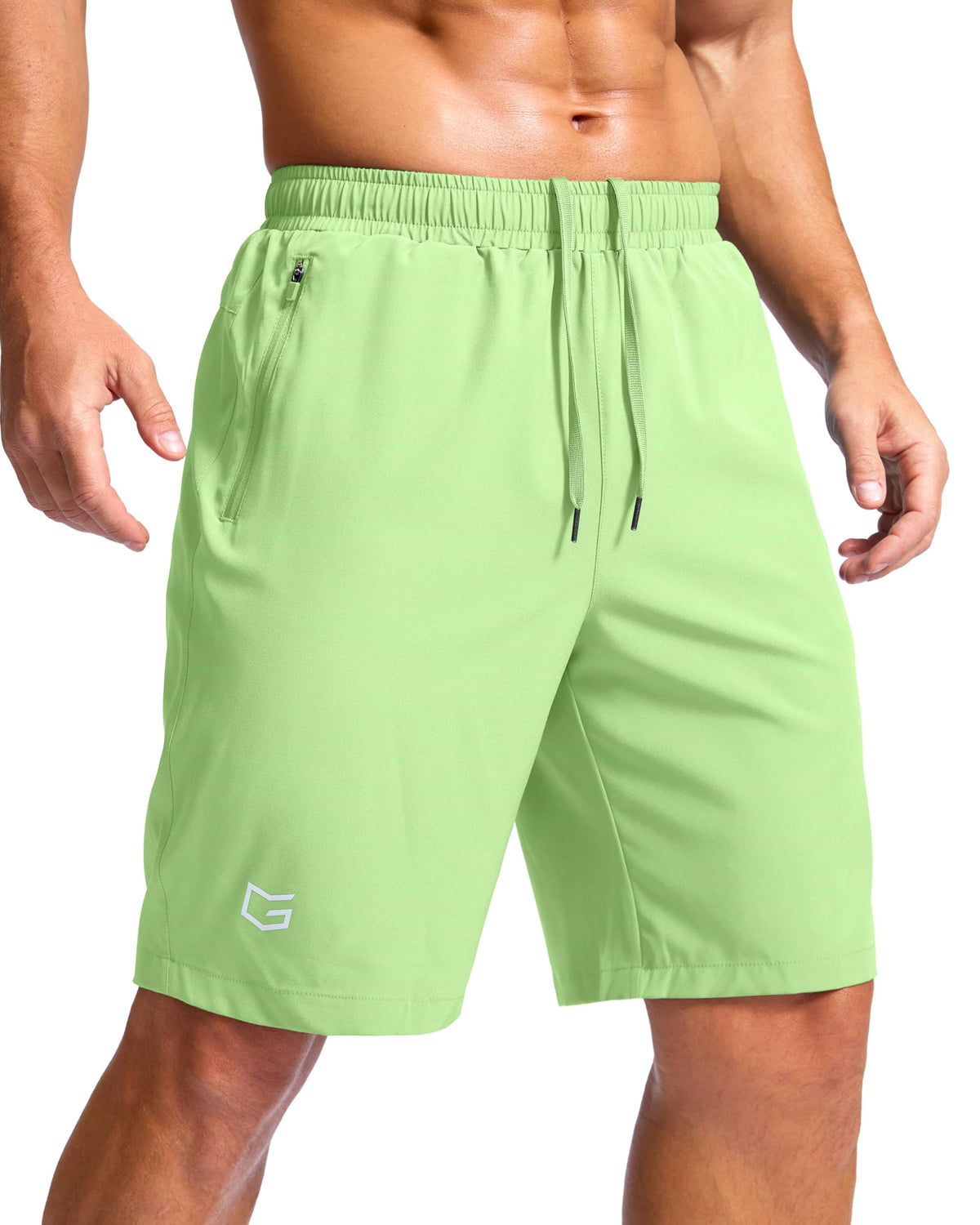 G Gradual Men's Athletic Running Shorts with 2 Zipper Pockets 7"/ 5"/ 9"