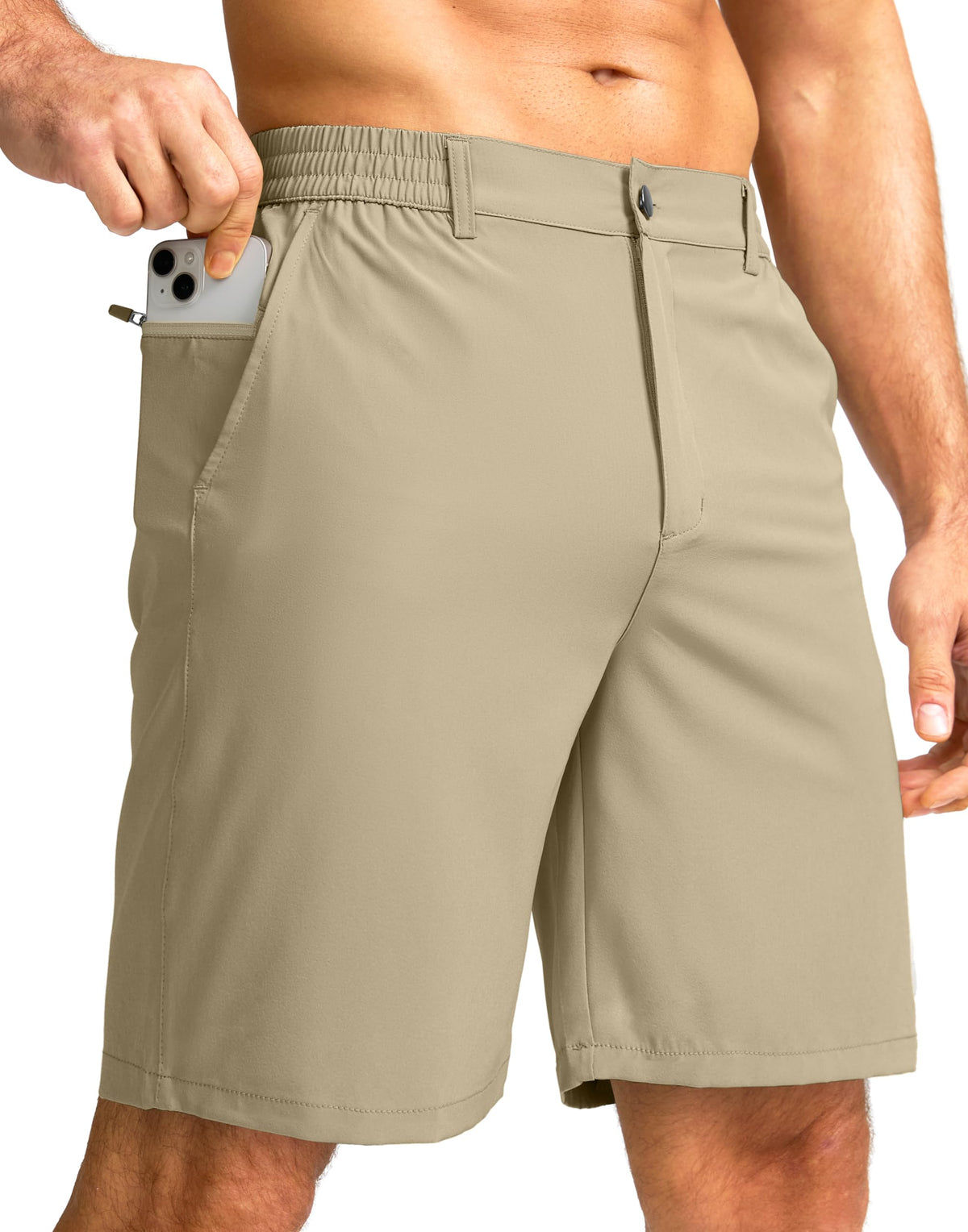 Men's Casual Shorts 7"/5"/9" Lightweight Golf Shorts for Men with 3 Pockets