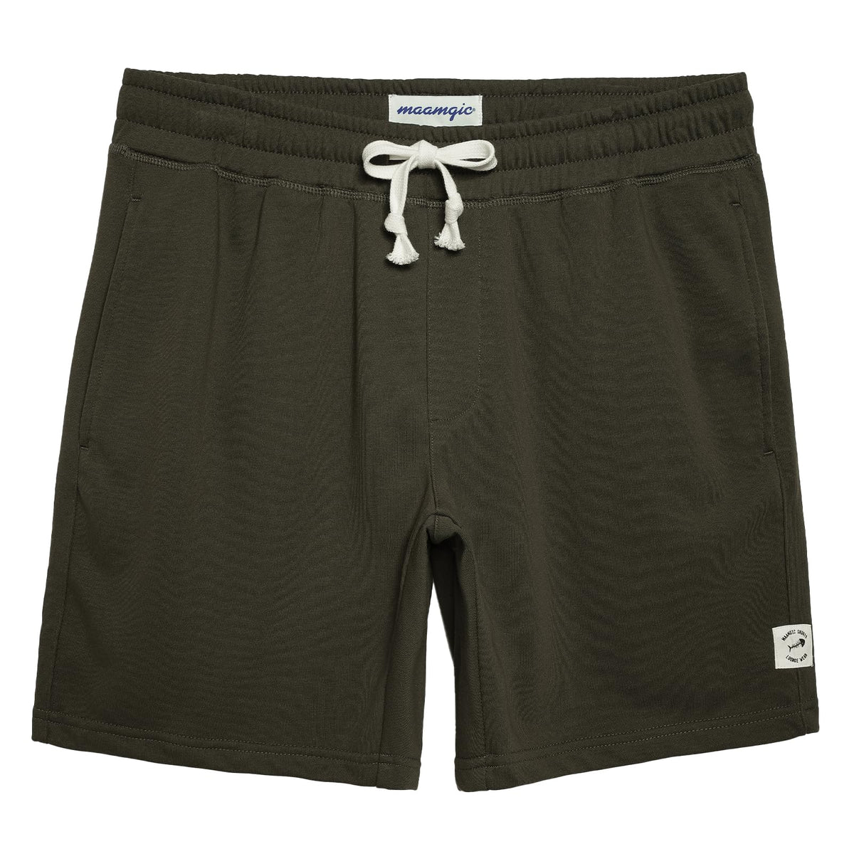 maamgic Mens Athletic Gym Shorts 5/7" Elastic Waist Casual Pajama Pocket Jogger Men Workout Short Pants