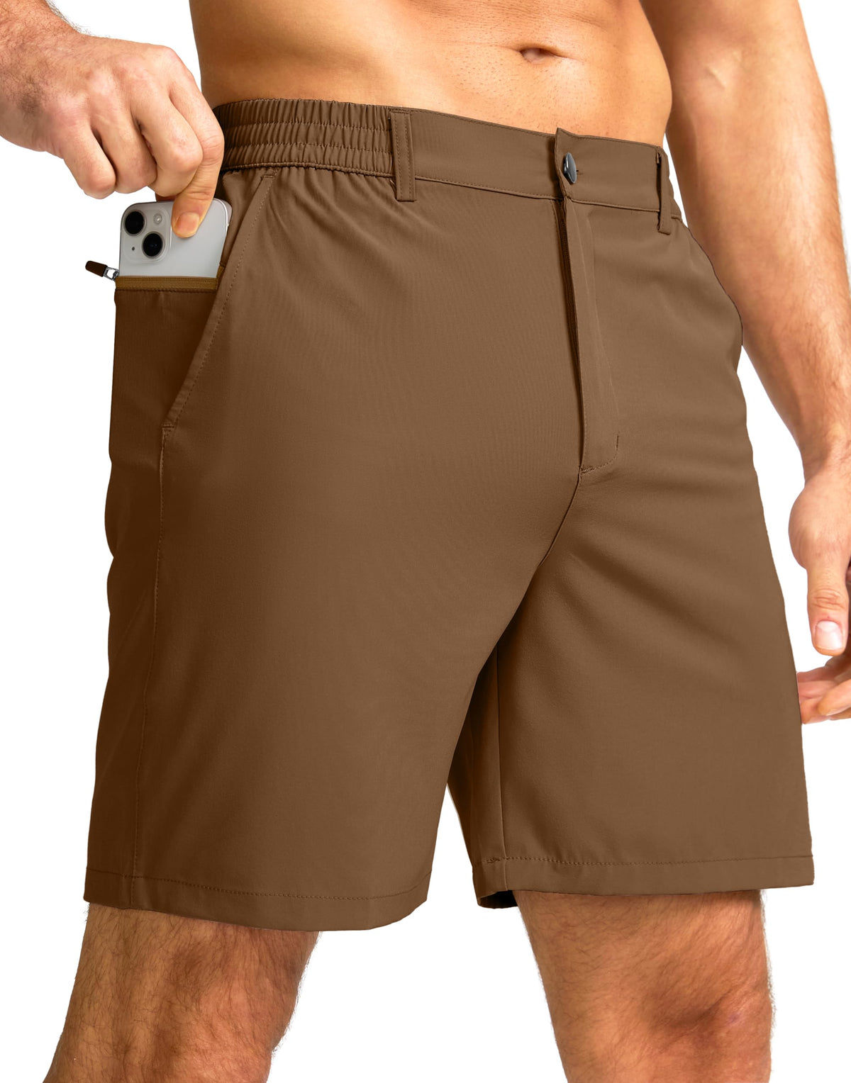 Men's Casual Shorts 7"/5"/9" Lightweight Golf Shorts for Men with 3 Pockets