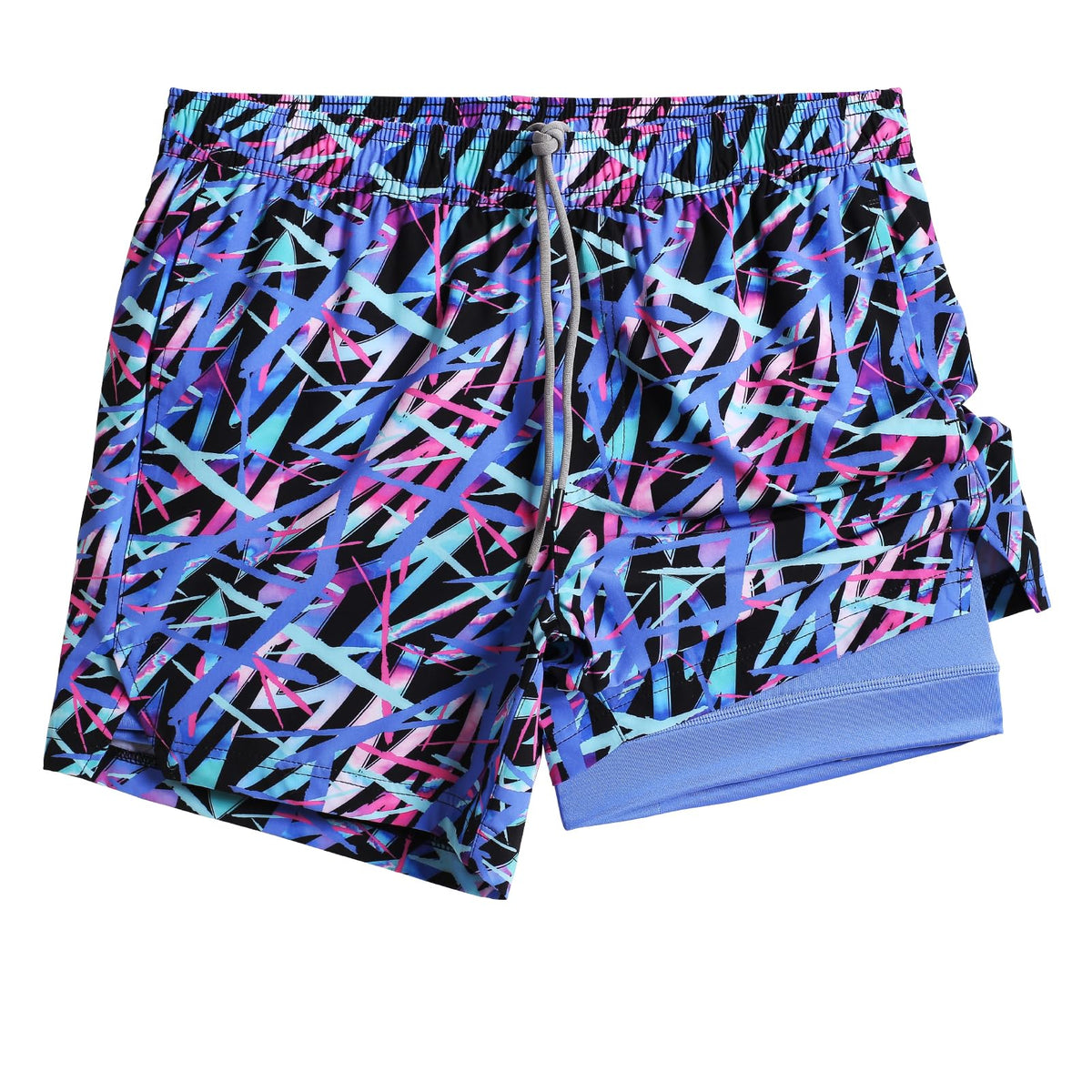 maamgic Mens 5" Gym Running Shorts for Men 2 in 1 Quick Dry Workout Athletic Shorts