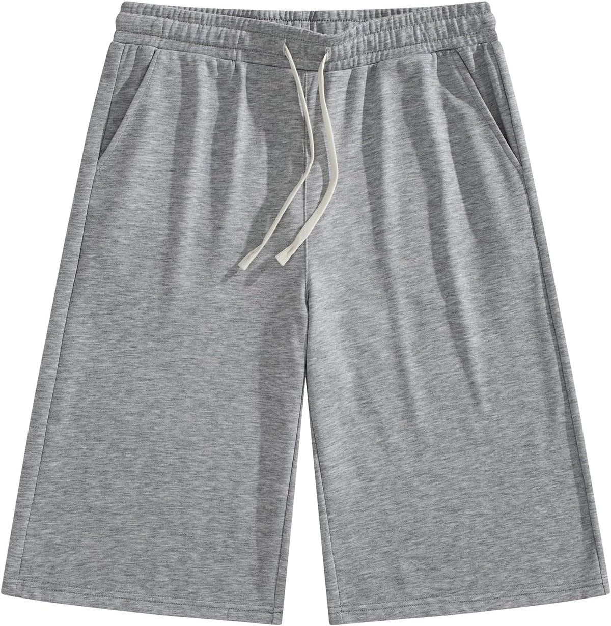 JMIERR Men's Baggy Sweat Shorts Below Knee Drawstring