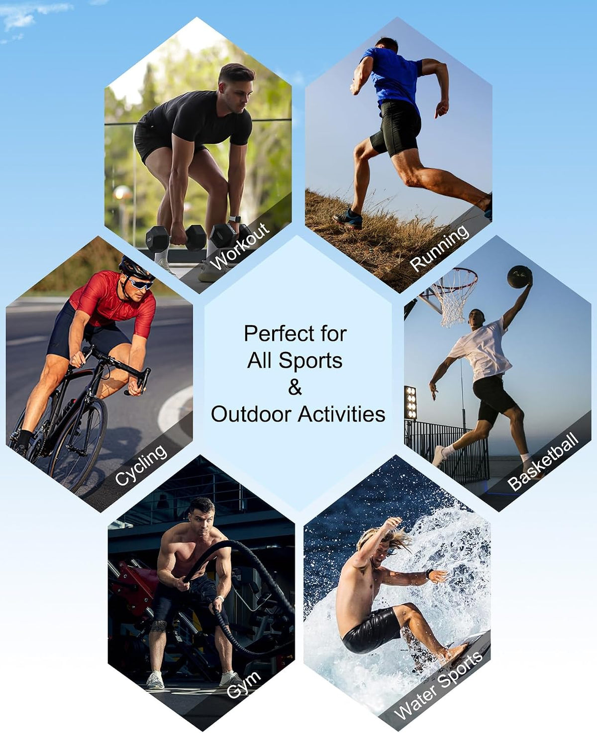 Mens Compression Shorts 9" Spandex Sports Shorts Running Athletic Workout Performance Base Layer Underwear