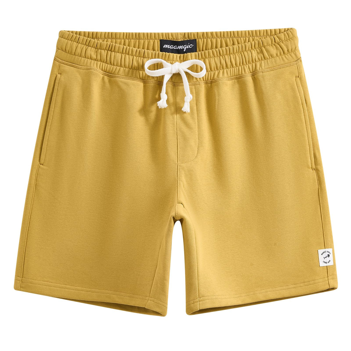 maamgic Mens Athletic Gym Shorts 5/7" Elastic Waist Casual Pajama Pocket Jogger Men Workout Short Pants